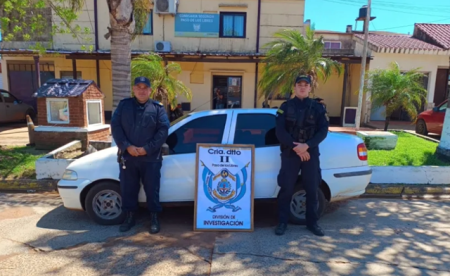 Corrientes: secuestran un auto utilizado en un robo de piratas del asfalto